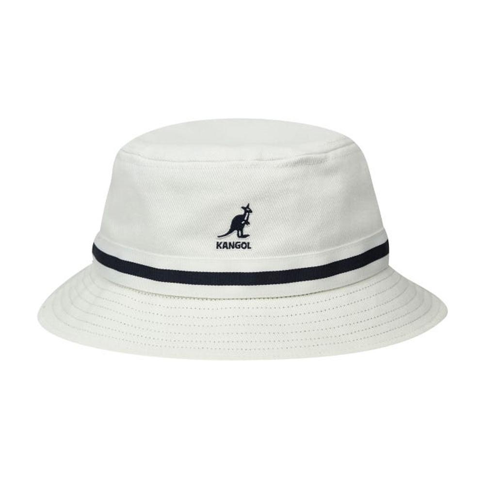 Kangol - Stripe Lahinch - Bucket Hat - White