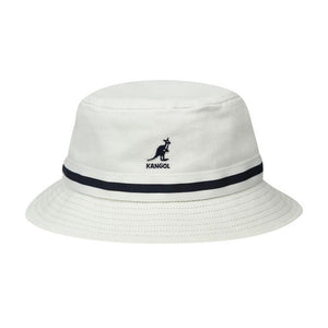 Kangol - Stripe Lahinch - Bucket Hat - White