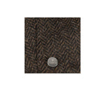 Lierys - Carlsen Wool Herringbone - Sixpence/Flat Cap - Brown