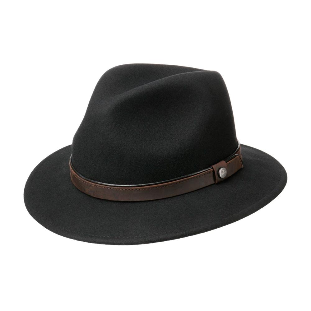 Lierys - Sargent Traveller Wool Hat - Fedora - Black