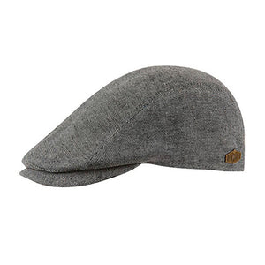 MJM Hats - Daffy 3 - Sixpence/Flat Cap - Grey