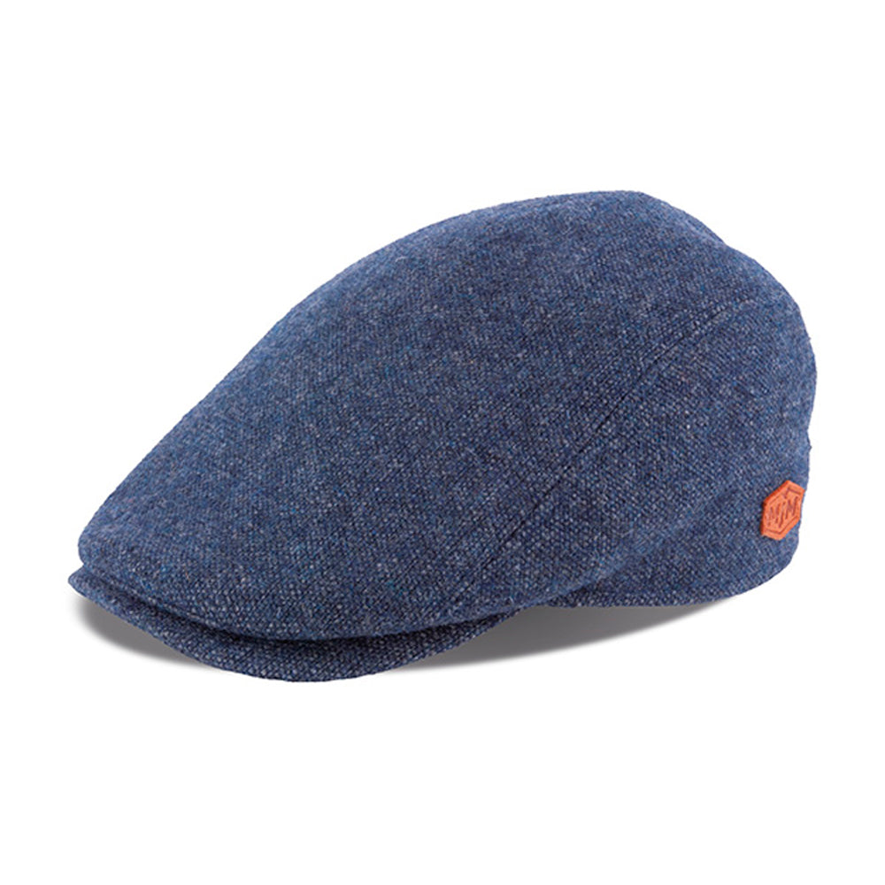 MJM Hats - Bang Wool Mix - Sixpence/Flat Cap - Blue