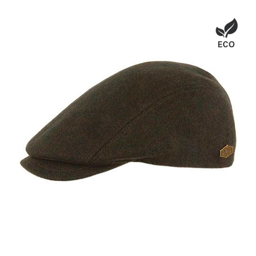 MJM Hats - Daffy 3 - Sixpence/Flat Cap - Loden