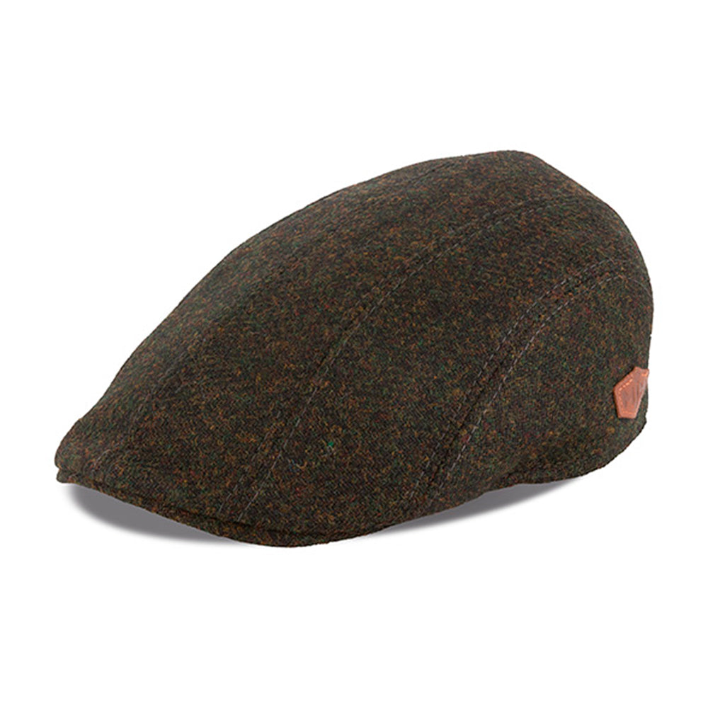 MJM Hats - Maddy Virgin Wool - Sixpence/Flat Cap - Olive Green