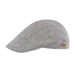 MJM Hats - Maddy - Sixpence/Flat Cap - Black Pepita