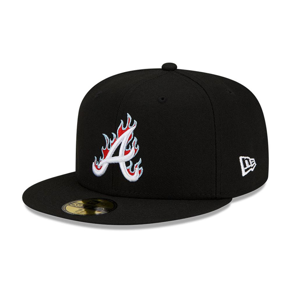 New Era - Atlanta Braves 59Fifty Team Fire - Fitted - Black
