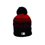 New Era - Atlanta Braves Sport Knit - Pom Beanie - Black/Red