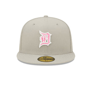 New Era - Detroit Tigers 59Fifty Mothers Day -  Fitted - Grey/Pink