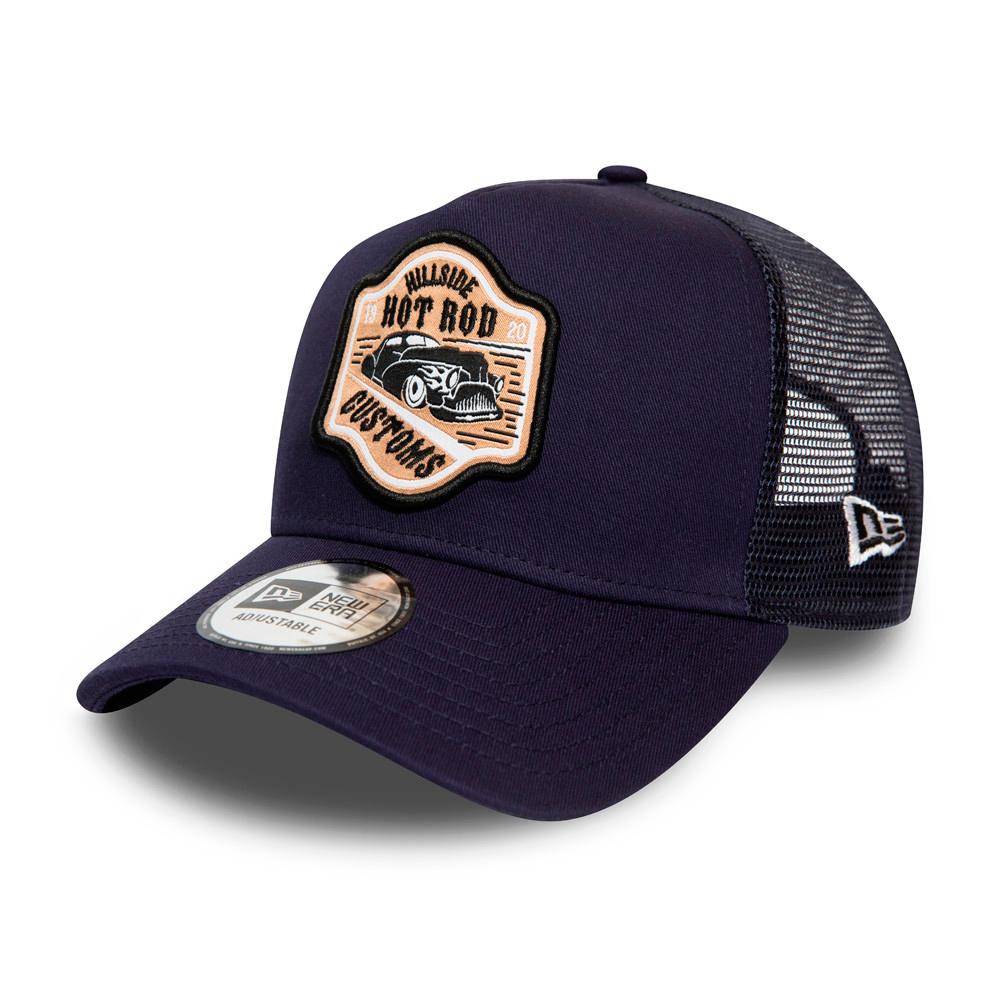 New Era - Hot Rod Fabric Patch Clean a Frame - Trucker/Snapback - Navy/Black