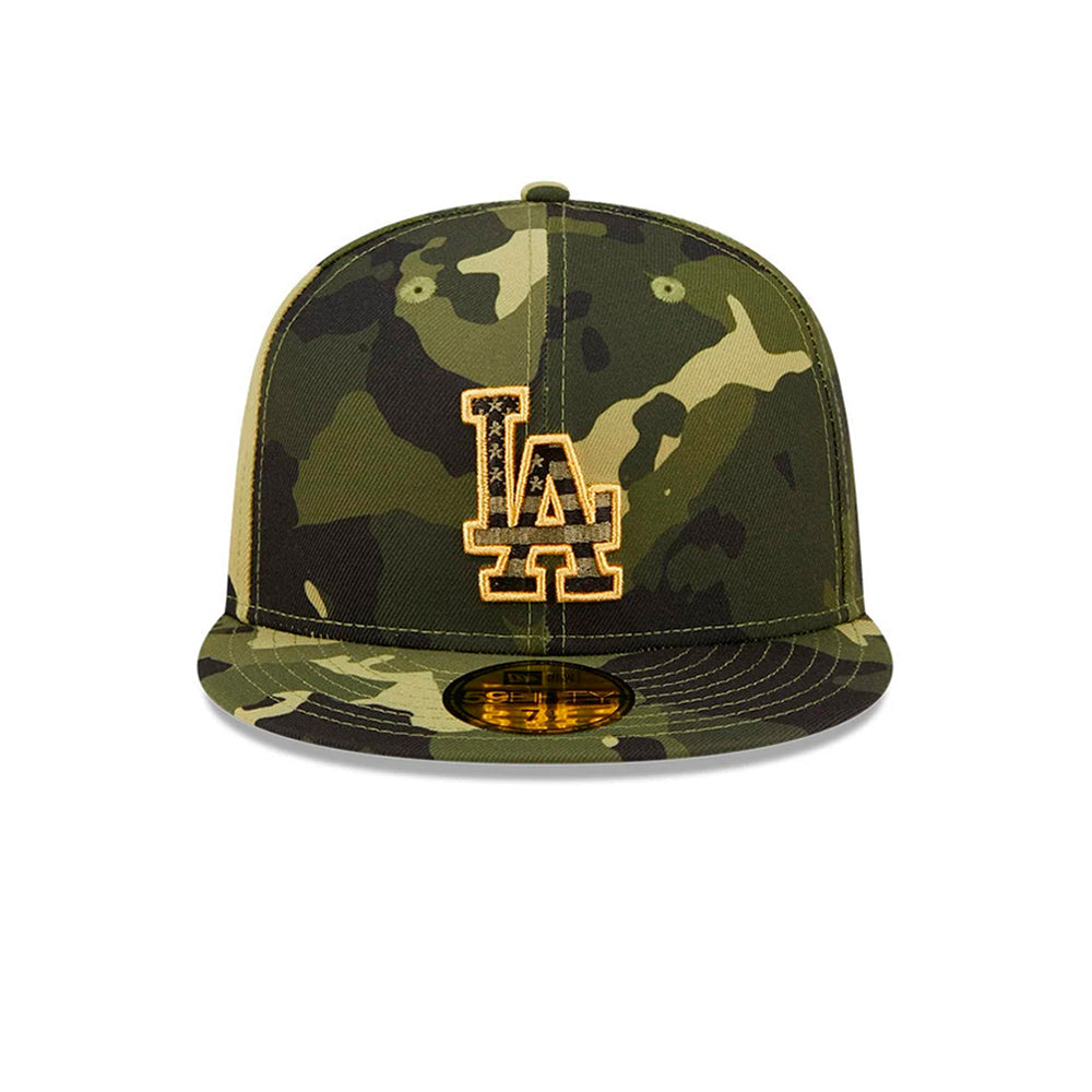 New Era - LA Dodgers 59Fifty Armed Forces - Fitted - Camo/Gold