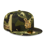 New Era - LA Dodgers 59Fifty Armed Forces - Fitted - Camo/Gold