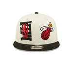 New Era - Miami Heat 9Fifty NBA22 Draft - Snapback - Black/White