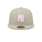 New Era - NY Yankees 59Fifty Mothers Day -  Fitted - Grey/Pink