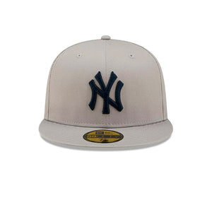 New Era - NY Yankees 59Fifty Side Patch - Fitted - Grey/Navy
