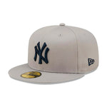 New Era - NY Yankees 59Fifty Side Patch - Fitted - Grey/Navy