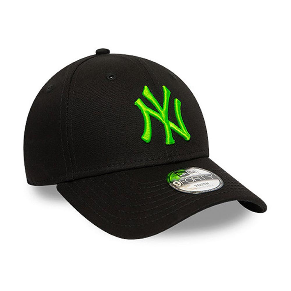New Era - NY Yankees 9Forty Kids - Snapback - Black/Neon Green