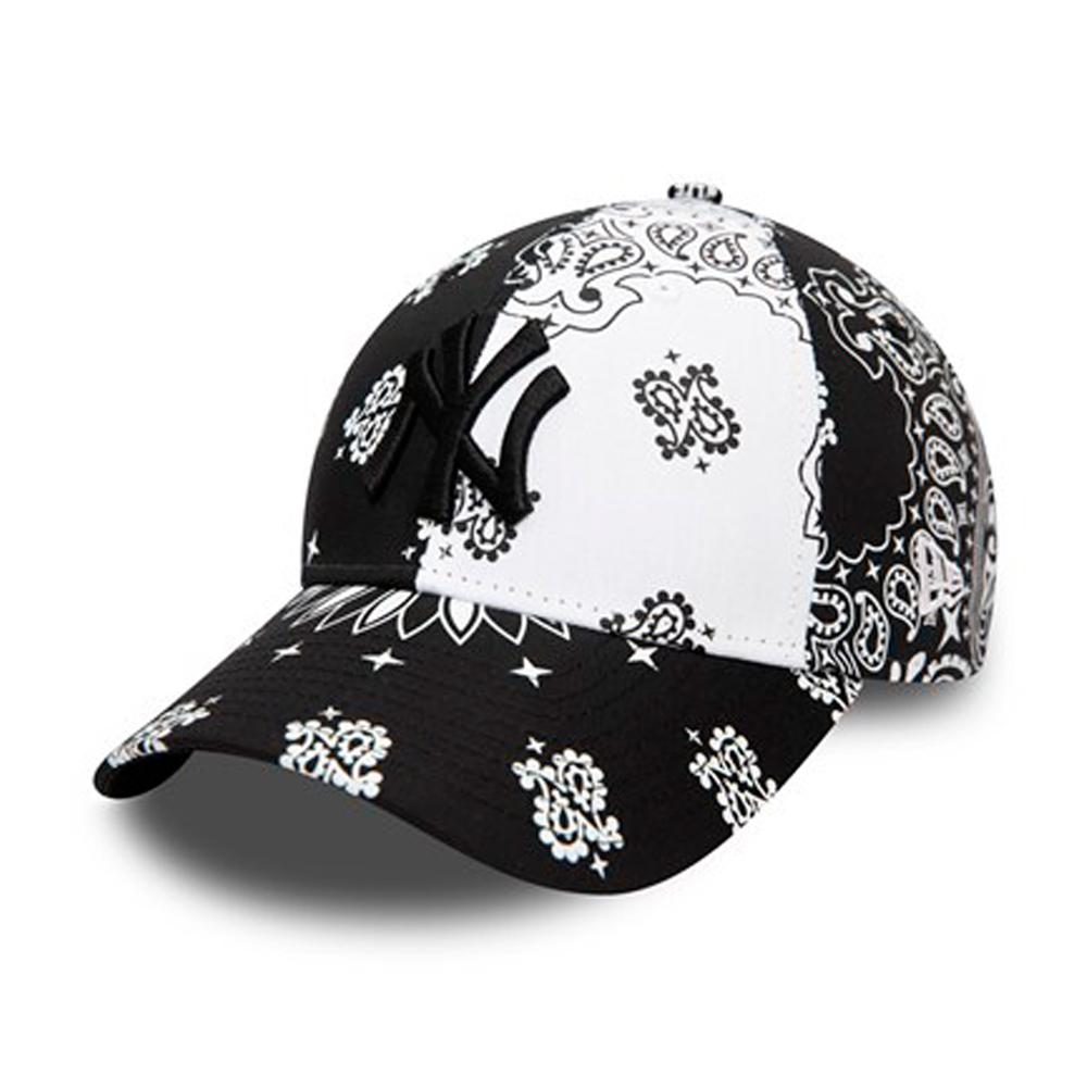 New Era - NY Yankees 9Forty Paisley - Adjustable - Black/White