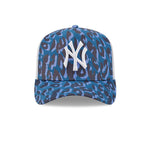 New Era - NY Yankees A Frame - Trucker/Snapback - Leopard Print Blue