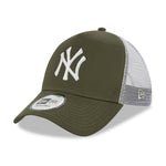 New Era - NY Yankees A Frame - Trucker/Snapback - Olive/White
