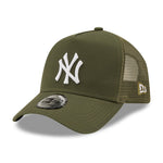 New Era - NY Yankees Tonal Mesh A Frame - Trucker/Snapback - Olive/White