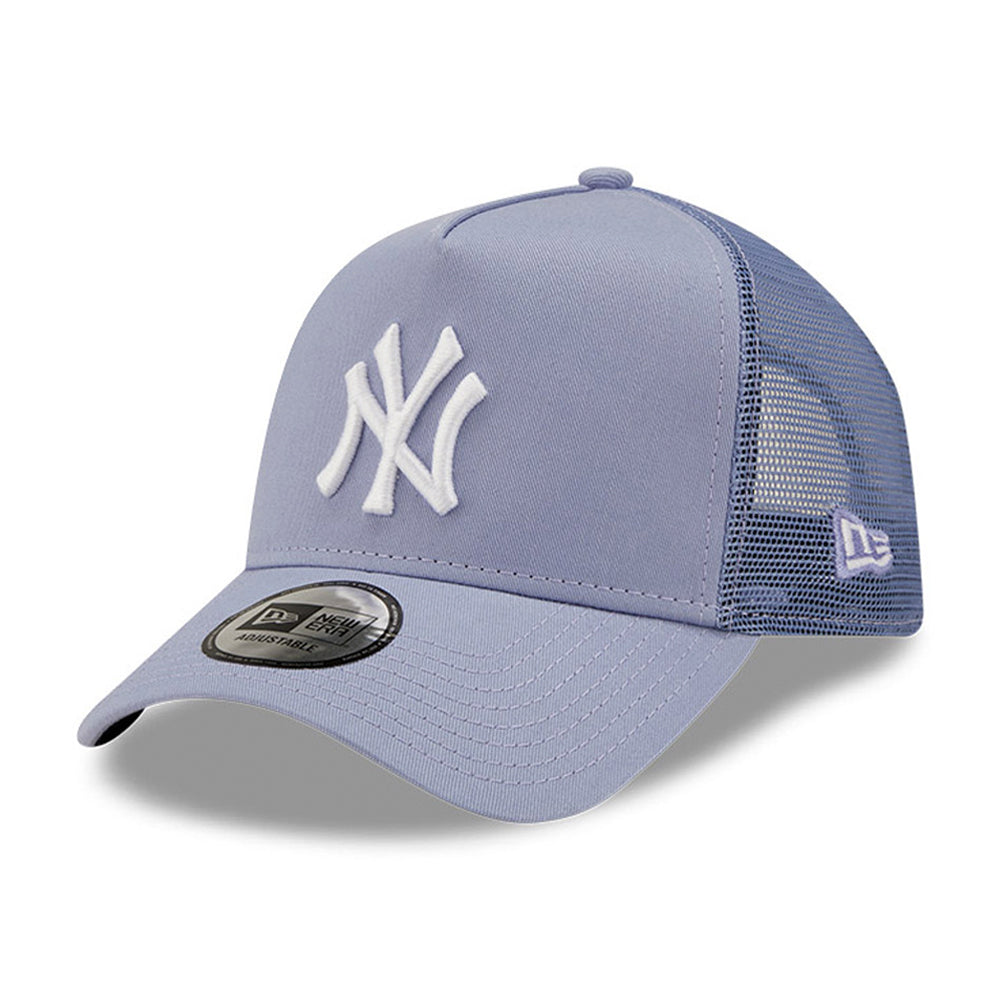New Era - NY Yankees Tonal Mesh A Frame - Trucker/Snapback - Purple/White
