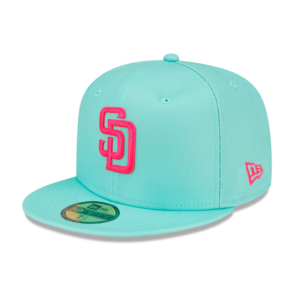 New Era - San Diego Padres 59Fifty City Connect - Fitted - Turquoise Green/Pink