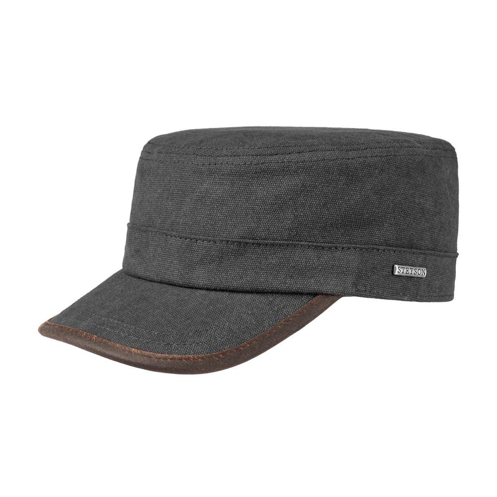 Stetson - Canvas Army Cap -  Adjustable - Black