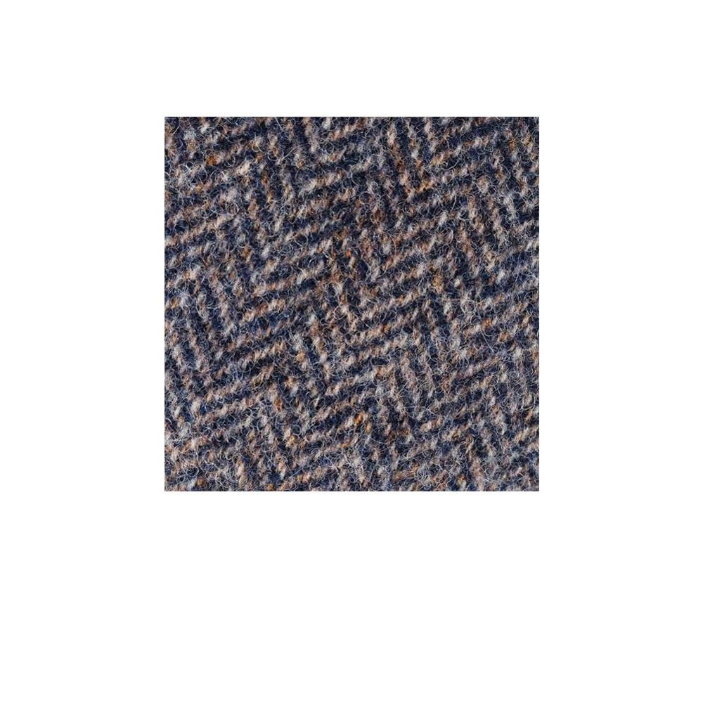 Stetson - Belfast Classic Wool Herringbone - Sixpence/Flat Cap - Navy