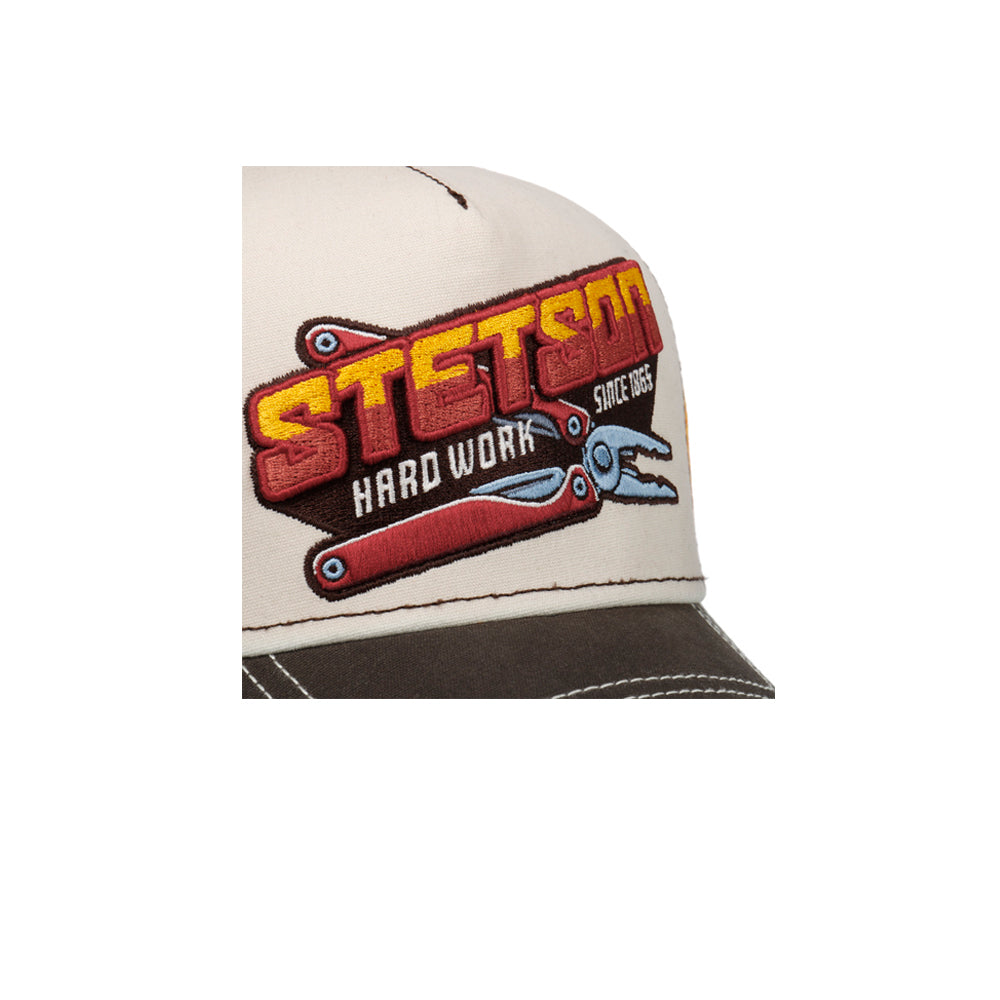 Stetson - Hard Work - Trucker/Snapback - Beige/Brown/Yellow