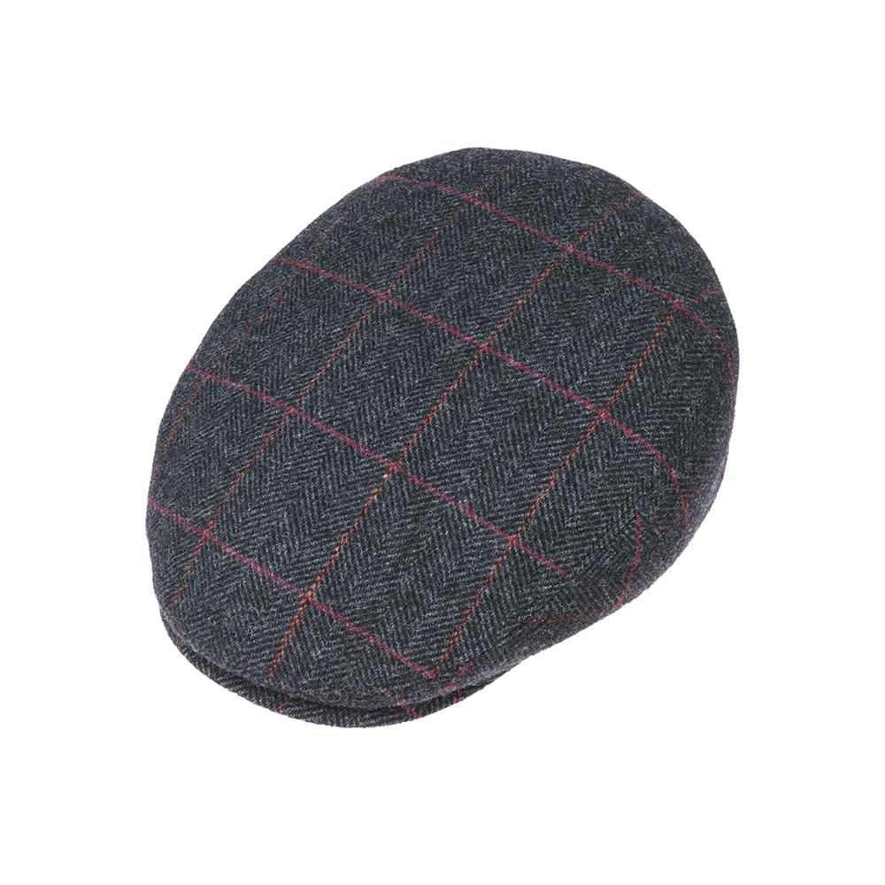 Stetson - Kent Earlaps - Sixpence/Flat Cap - Anthracite Grey