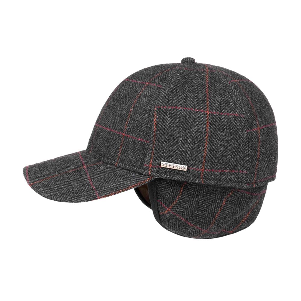 Stetson - Kinty Wool Earflaps - Flexfit - Grey