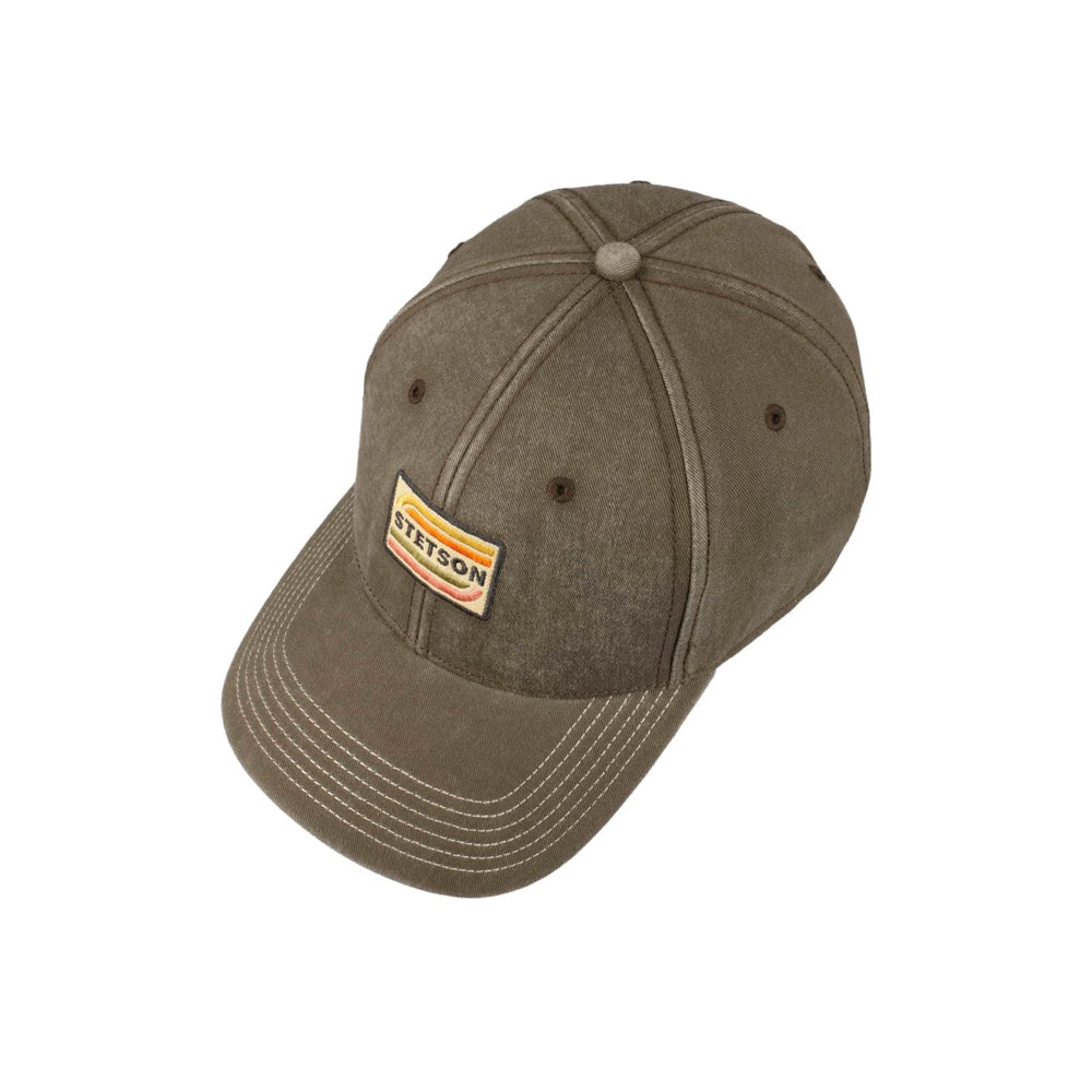 Stetson - Lenloy Cotton Cap - Adjustable - Brown/Grey