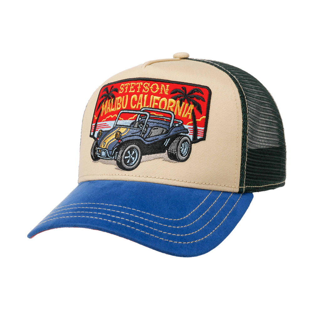 Stetson - Malibu California - Trucker/Snapback - Blue/Beige/Green