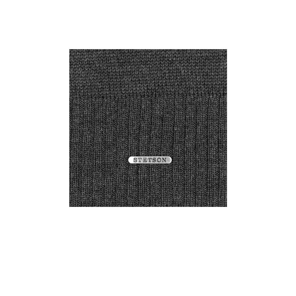 Stetson - Merino Wool Oversize - Beanie - Anthracite