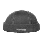 Stetson - Old Cotton Winter Docker Cap - Beanie - Black