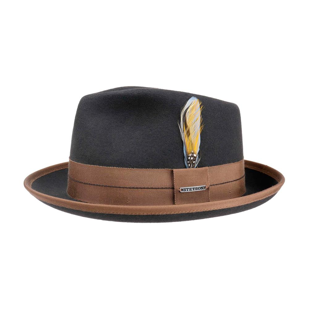 Stetson - Orleans Vitafelt Hat - Fedora - Dark Grey