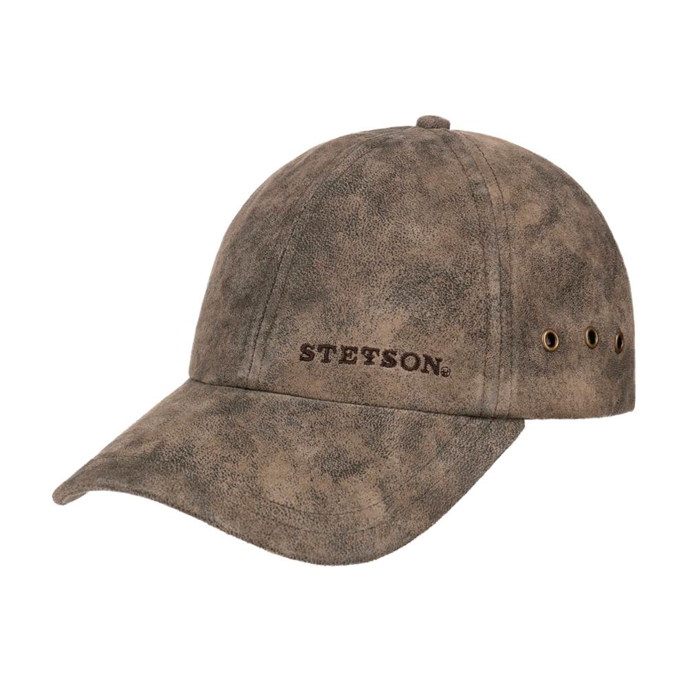Stetson - Rawlins Pigskin Baseball Cap - Adjustable - Dark Brown