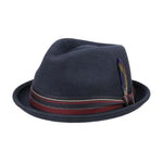 Stetson - Salco Player Wool Hat - Fedora - Navy