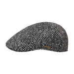 Stetson - Texas Herringbone Wool - Sixpence/Flat Cap - Grey