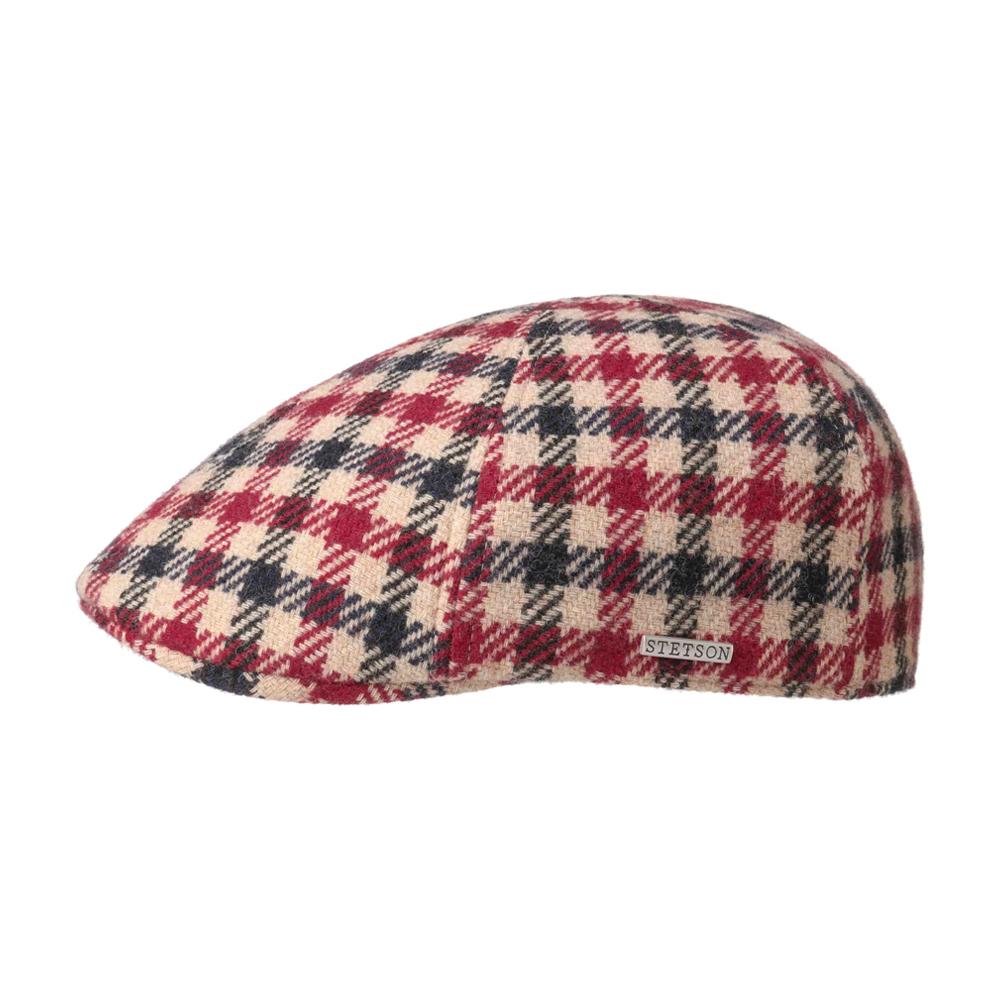 Stetson - Texas Vichy Check - Sixpence/Flat Cap - Red
