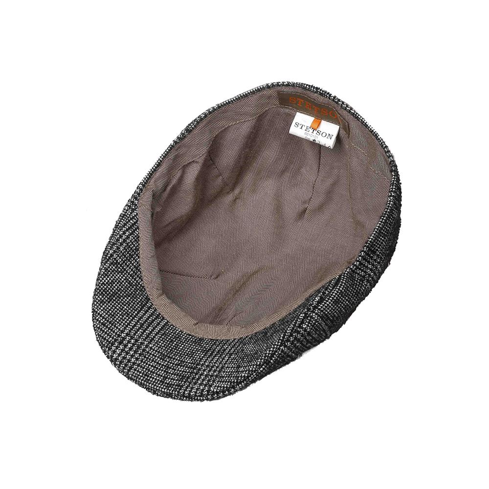 Stetson - Texas Wool - Sixpence/Flat Cap - Black/White