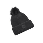Under Armour - Women's ColdGear® Infrared Halftime Ribbed Pom - Beanie - Black