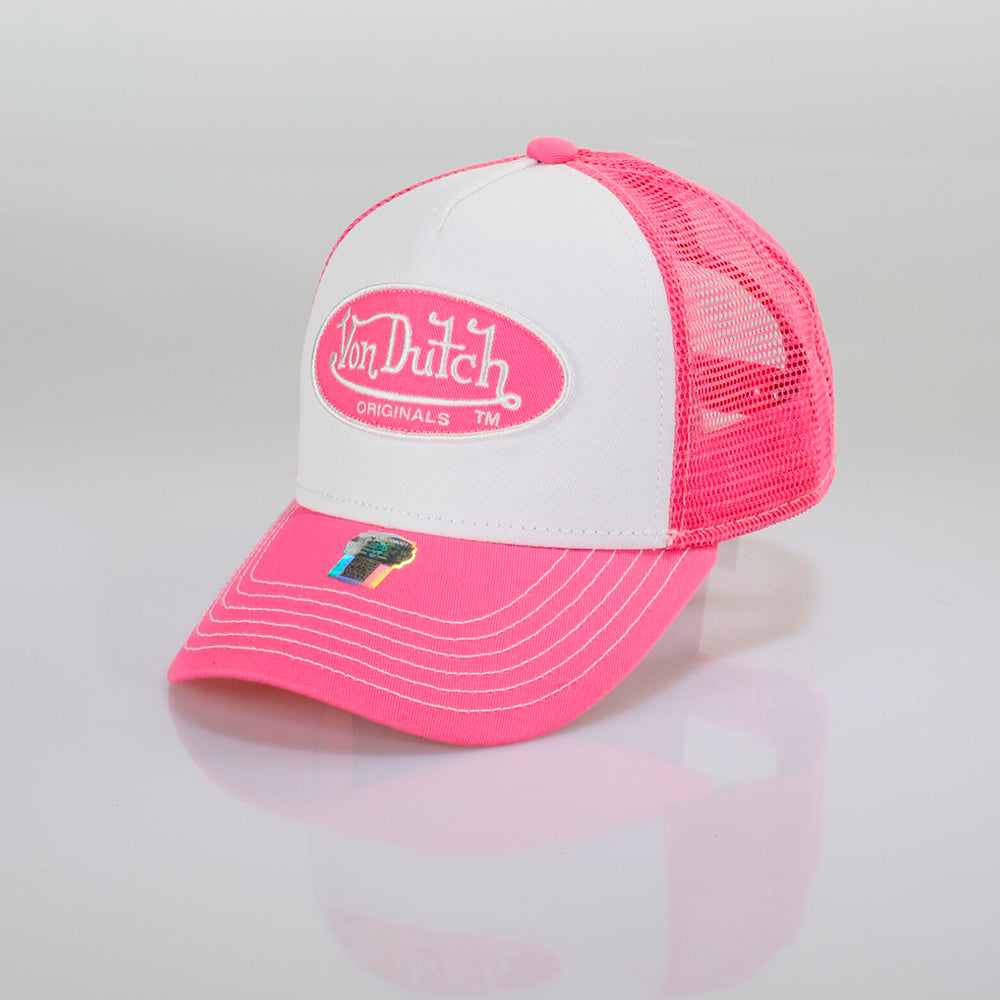 Von Dutch - Boston - Trucker/Snapback - White/Pink