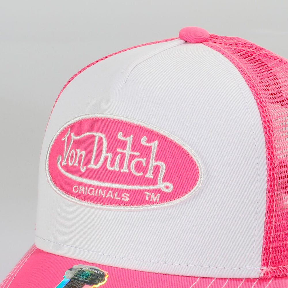Von Dutch - Boston - Trucker/Snapback - White/Pink