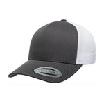 Yupoong - Trucker 5 Panel - Snapback - Dark Grey/White